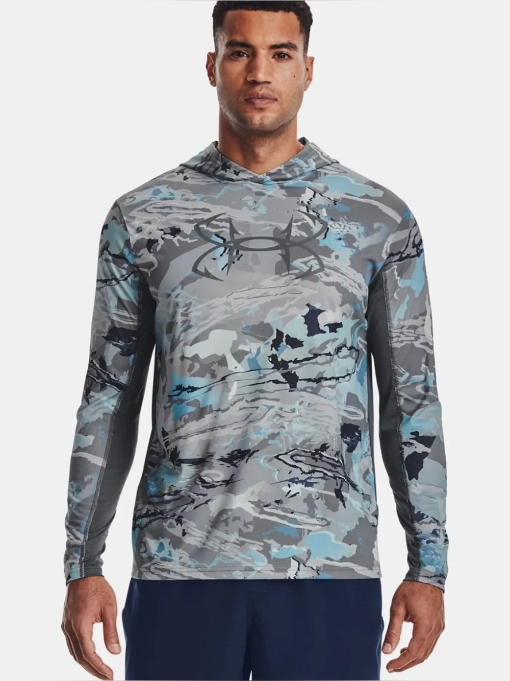 Under Armour Men's Iso-Chill Shorebreak Camo Hoodie- size L
